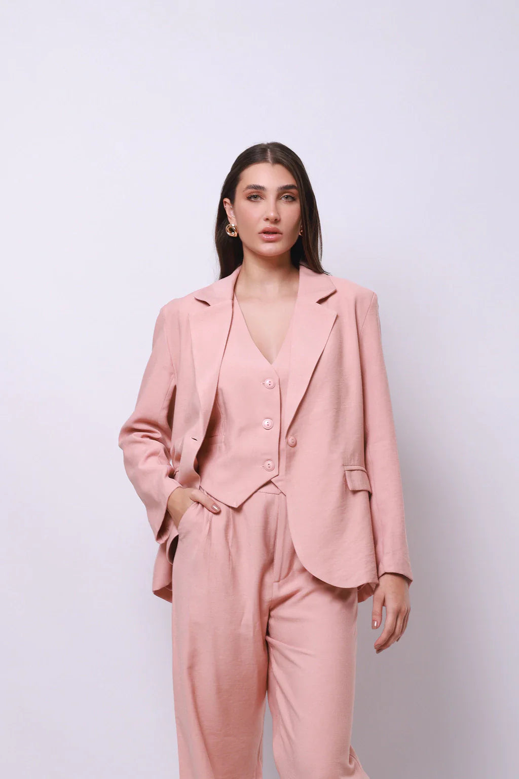 Conjunto Santorine 3 Peças Rosa | LoveMaree