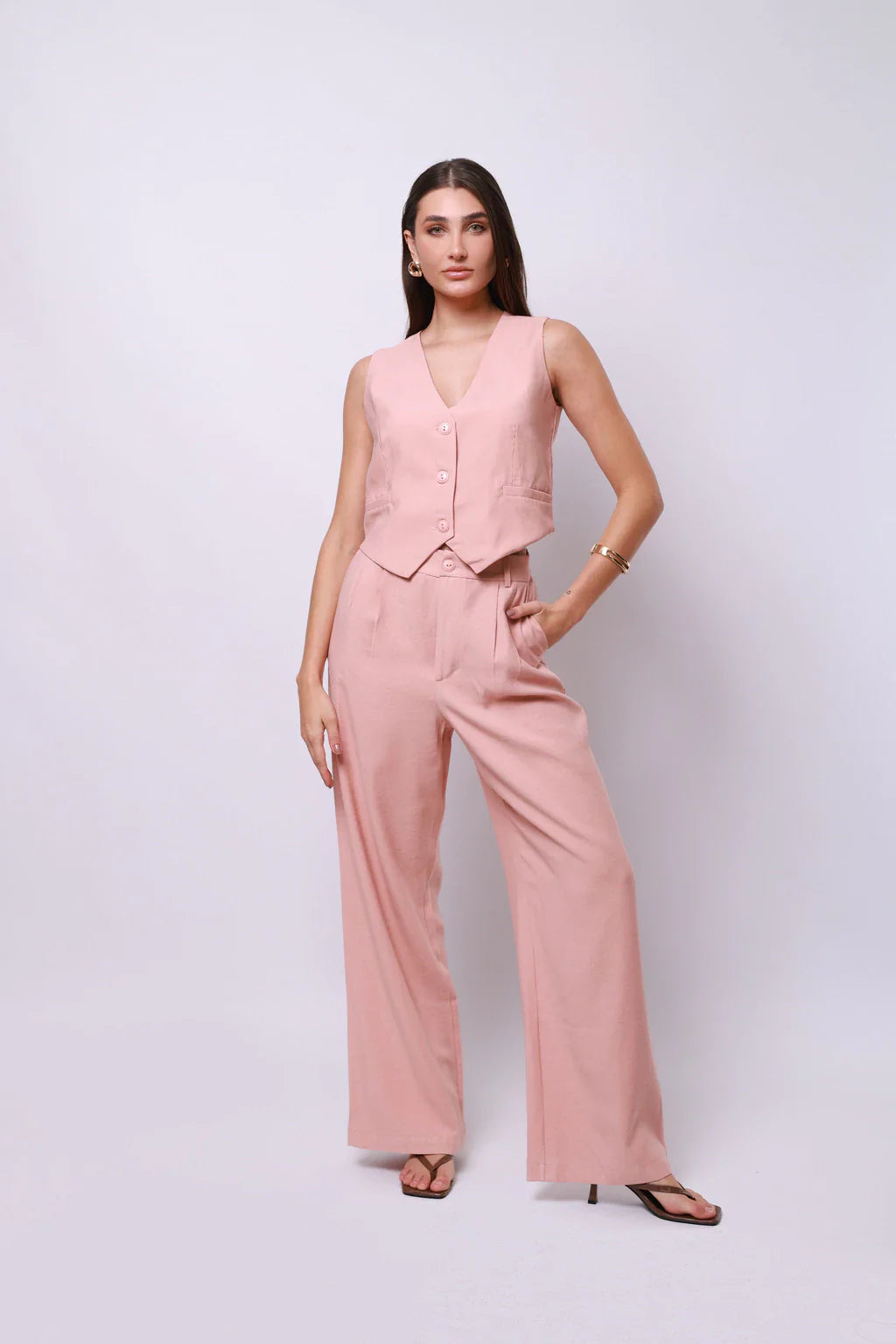 Conjunto Santorine 3 Peças Rosa | LoveMaree