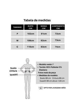 Trijunto Aurora 3 Peças Branco – Colete Frente Única, Blazer e Calça