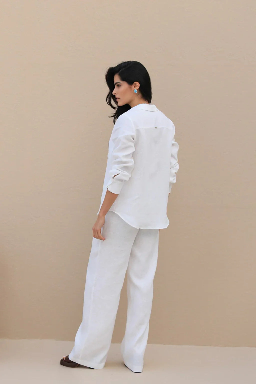 Conjunto Santorine Resort Linho Branco