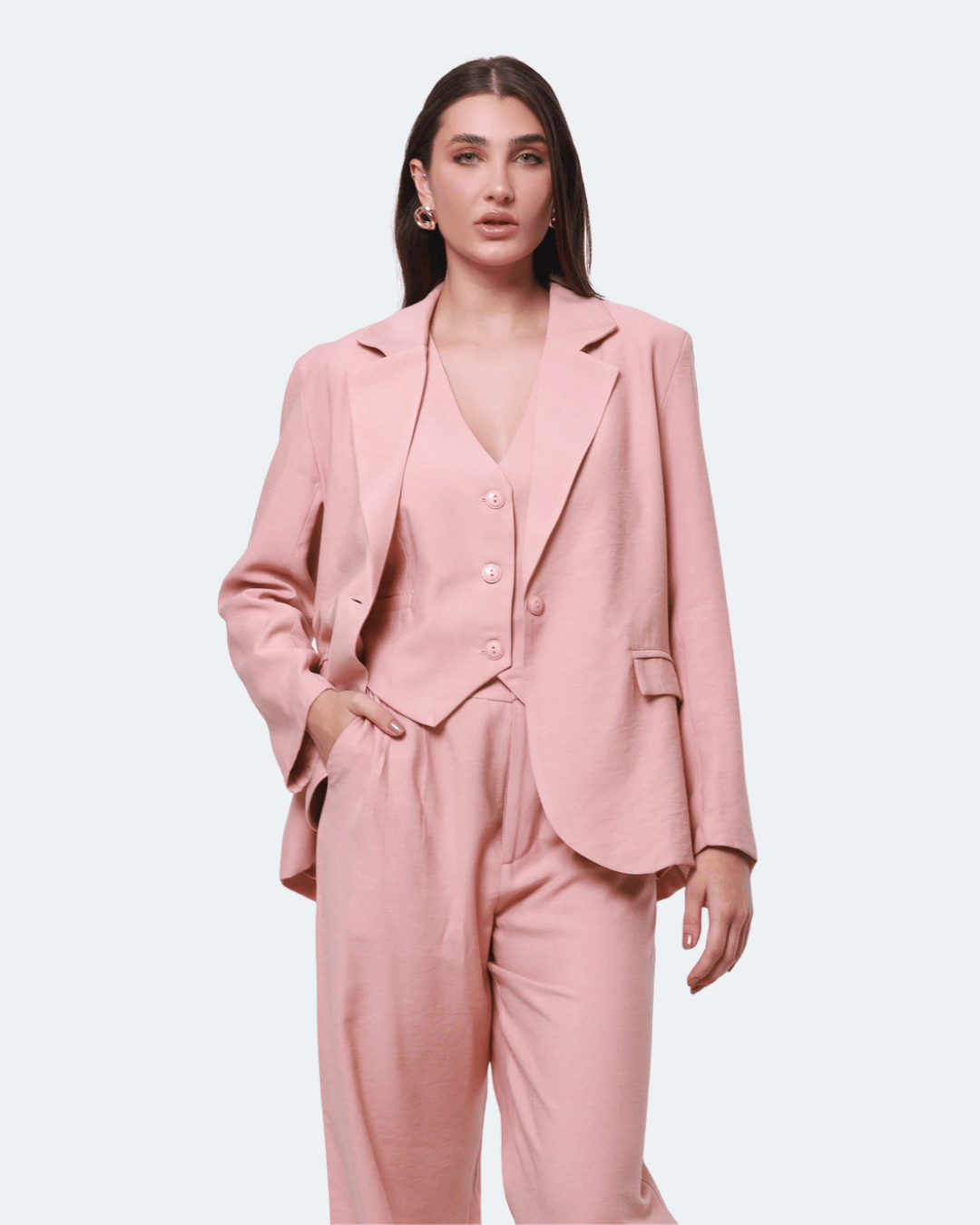 Conjunto Santorine 3 Peças Rosa | LoveMaree