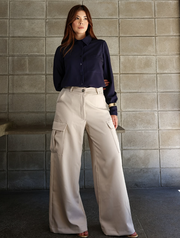 Calca Cargo Alfaiararia Raquel