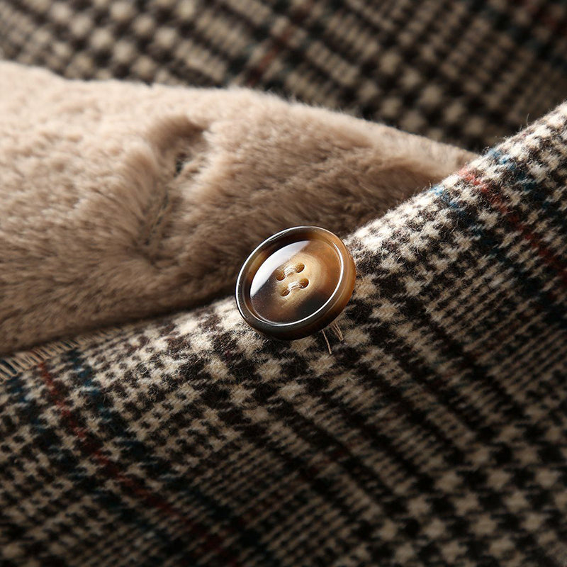 Casaco Feminino de Inverno Forrado em Lã - Claire